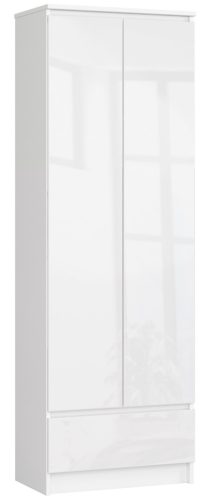 AKORD CLP Irodai Szekrény Magasfényű Fehér 60cm