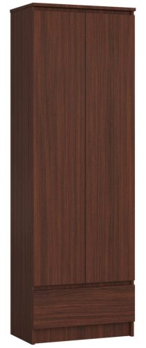 AKORD CLP Zárt Irodai Szekrény Wenge Laminált 2 Ajtós 1 Fiókos