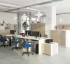 AKORD CLP 135 Modern Íróasztal Fehér-Cappuccino Magasfényű