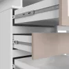 AKORD CLP 135 Modern Íróasztal Fehér-Cappuccino Magasfényű