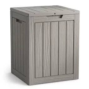  AKORD Furniture Factory Kerti tároló láda 113 l polipropylen szürke UV-szűrős