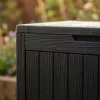 AKORD Furniture Factory Vízálló Kerti Tároló Láda 170 L Polipropylen Fekete UV Szűrővel