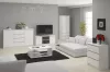 AKORD Star S60 Laminált Ruhásszekrény 2 Ajtós 2 Fiókos Fehér