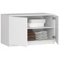 AKORD CLP Szekrény Rátét 90 cm Fehér Laminált