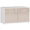 AKORD CLP Szekrényfelső Cappuccino Magasfényű 90cm