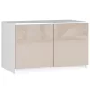 AKORD CLP Szekrényfelső Cappuccino Magasfényű 90cm