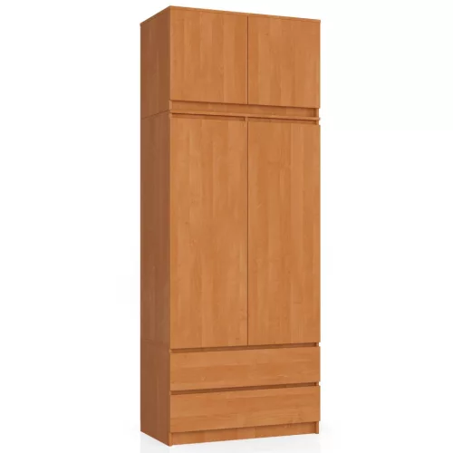 AKORD CLP Szekrényfelső Éger 90cm 2 Ajtós 2 Fiókos