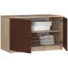 AKORD CLP Szekrény Rátét Sonoma Tölgy Wenge 90cm