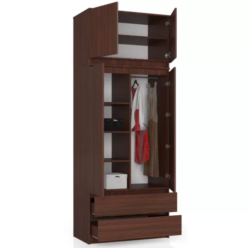 AKORD CLP Szekrényfelső Wenge 90 Laminált