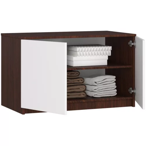 AKORD CLP Szekrényfelső Laminált Wenge-Fehér 90cm