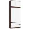 AKORD CLP Szekrényfelső Laminált Wenge-Fehér 90cm
