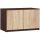AKORD CLP Szekrény Rátét Wenge-Sonoma Tölgy 90 cm Laminált