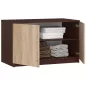   AKORD CLP Szekrény Rátét Wenge-Sonoma Tölgy 90 cm Laminált