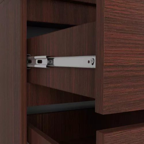 AKORD CLP Kétajtós Ruhásszekrény Laminált Wenge 90cm
