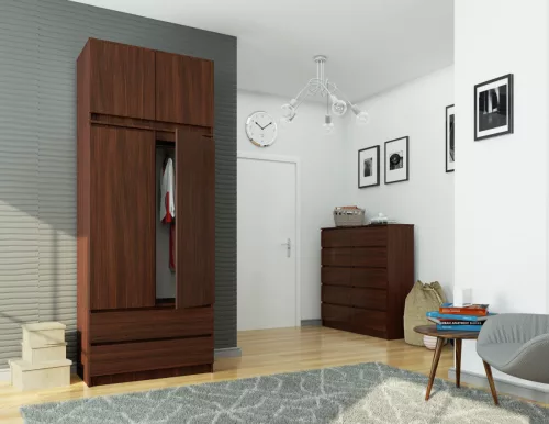AKORD CLP Rátétes Szekrény Laminált Wenge 90
