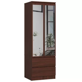 AKORD Star Tükrös Ruhásszekrény Wenge 60cm