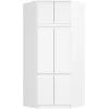 AKORD CLP Szekrény Rátét Laminált Fehér 100cm