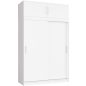 AKORD CLP Szekrény Rátét Laminált Fehér 150cm