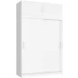 AKORD CLP Szekrény Rátét Laminált Fehér 150cm