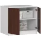 Szekrény Rátét S60 Star Fehér/wenge