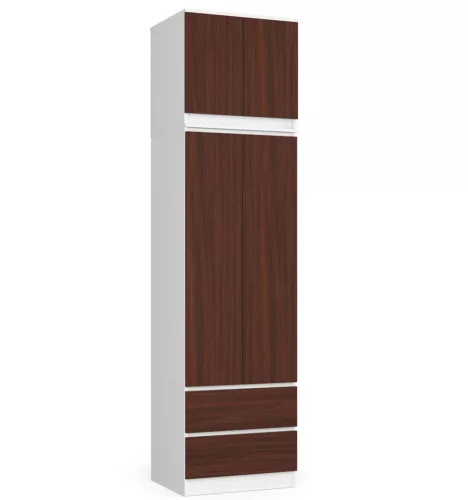 Szekrény Rátét S60 Star Fehér/wenge