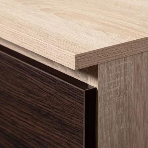 AKORD CLP Szekrény Rátét Sonoma Tölgy/Wenge 60cm