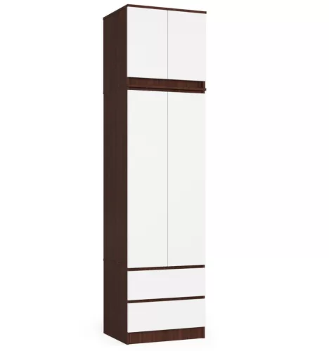 AKORD Star Szekrény Rátét Wenge Fehér Laminált