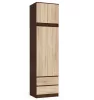 AKORD Star Szekrény Rátét Wenge/Sonoma Tölgy