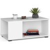 AKORD Juliet Modern Dohányzóasztal Laminált Fehér