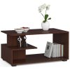 AKORD PIN Modern Dohányzóasztal Laminált Wenge