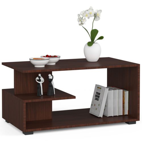 AKORD PIN Modern Dohányzóasztal Laminált Wenge