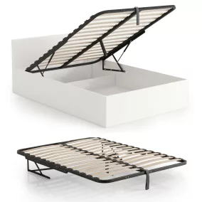   AKORD fém ágyrács gázemelő mechanizmussal 28 léccel 120x200 cm fekete