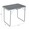 Fancy Garden ARES Összecsukható Kemping Asztal Alumínium/MDF Szürke