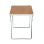 Fancy Garden ARES Összecsukható Kempingasztal Alumínium/MDF Fa Mintázatú