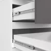 AKORD Star K60 Magasított Ruhásszekrény Laminált Fehér-Szürke