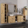 AKORD VAMI 90 Mosdó Alatti Fürdőszobaszekrény Artisan Tölgy/Kasmír