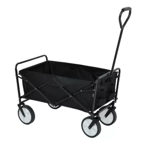   Fancy Garden TYRS Összecsukható Szállító Kocsi 145L Fekete