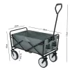 Fancy Garden TYRS Összecsukható Szállító Kocsi 145L Szürke