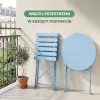 Fancy Garden Orion Fém Kerti Bútor Szett Kék Összecsukható