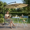 Fancy Garden Orion Fém Kerti Bútor Szett Kék Összecsukható