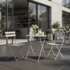 Fancy Garden Orion Fém Erkélybútor Szett Szürke Összecsukható