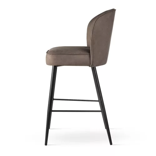 AINE SUPREME Bárszék 60cm Kárpitozott Bársony Taupe