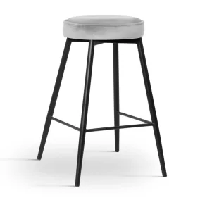 CIRCO M Kárpitozott Bárszék Fém Szürke 60cm