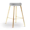 CIRCO M Kárpitozott Bárszék Fém Szürke 60cm