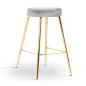 CIRCO M Kárpitozott Bárszék Fém Szürke 60cm