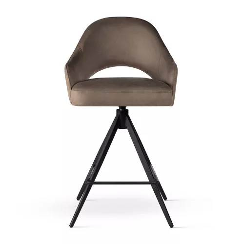 GODA Supreme Twist Forgó Bárszék Kárpitozott Barna 60cm