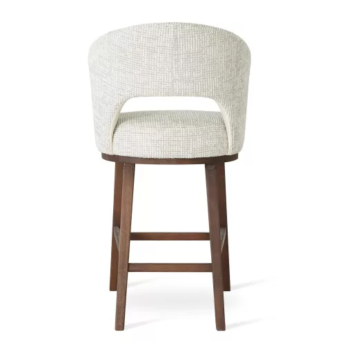 INES WOOD M Kárpitozott Bárszék 60 cm Wenge Fa Lábakkal