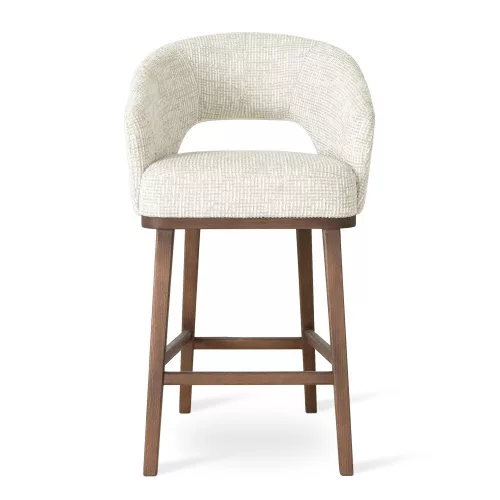 INES WOOD L Kárpitozott Bárszék 70 cm Wenge Fa Lábakkal