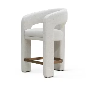 MACAO Kárpitozott Bárszék 60cm Világosszürke