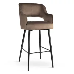 Mercy Supreme L Bárszék Kárpitozott Barna Arany 70cm
